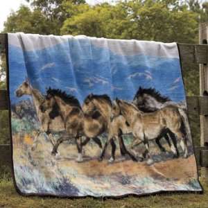  Band Of Gold Plush Tapestry Throw