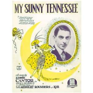   Greetings Card Sheet Music My Sunny Tennessee
