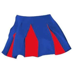   Pleat Cheerleaders Uniform Skirts RO/SC   ROYAL/SCARLET WOMEN s   XL