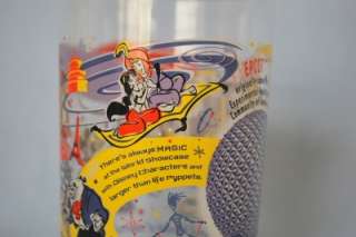 WALT DISNEY WORLD VINTAGE GLASS CUP 100 YEARS MAGIC MICKEY MOUSE BUZZ 