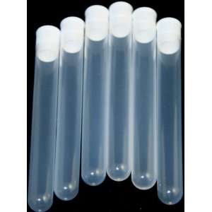  Plastic Polypropylene Test Tubes 12x75mm, w/Capspk/500 
