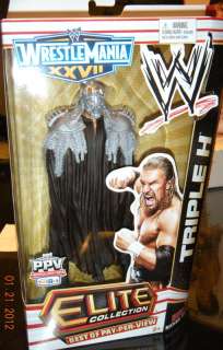   OF PAY PER VIEW TRIPLE H, WRESTLEMANIA 27 ELITE, UNOPENED,  
