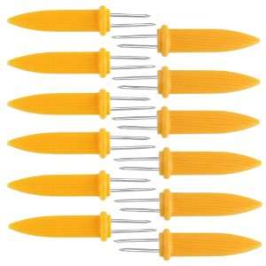  12pc Large Corn on the Cob Holders Skewers Kitchen 