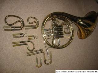 Used 4V French double horn amati kraslicedet. bell  