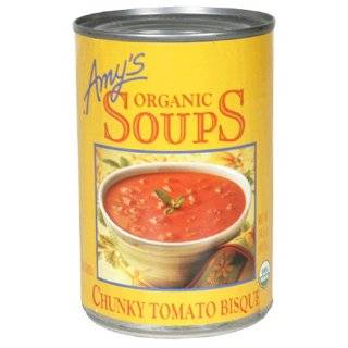 Amys Organic Chunky Tomato Bisque, 14.5 Ounce Cans (Pack of 12)