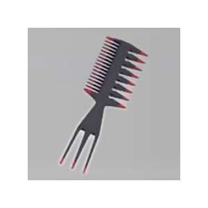 Rucci 3 in 1 Styler Black Comb (Pack of 6) Beauty