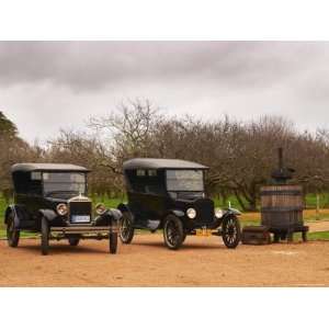  Collection of Vintage Cars, T Fords, Bodega Bouza Winery 