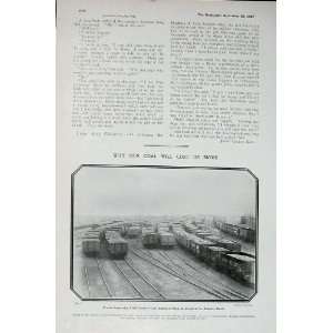  1907 Railway Trucks Coal Grimbsy Docks Zealand Maori