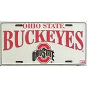 Ohio State Buckeyes College LICENSE PLATES Plate Tag Tags auto vehicle 