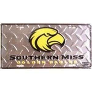 Southerm Miss College License Plate Plates Tags Tag auto vehicle car 