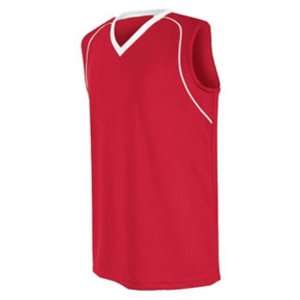 High Five Flex Sleeveless Custom Volleyball Jerseys SCARLET/WHITE GS