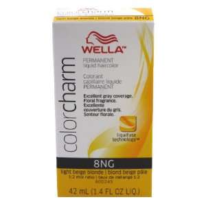  Wella ColorCharm Liquid #8NG Light Beige Blonde Haircolor 