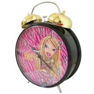 Larbe Bratz Girl Clock  Twin Bell Alarm Clock  Kitchen 