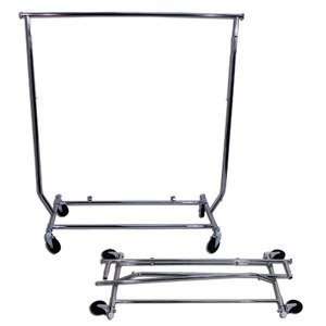  Chrome Collapsible Rolling Rack